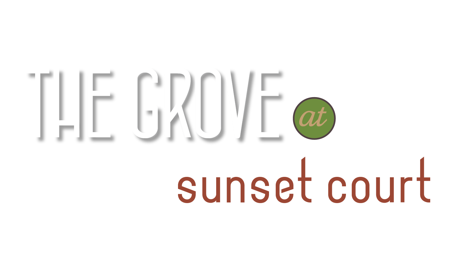 the logo for the fit grower at sunset court and the logos for the golf